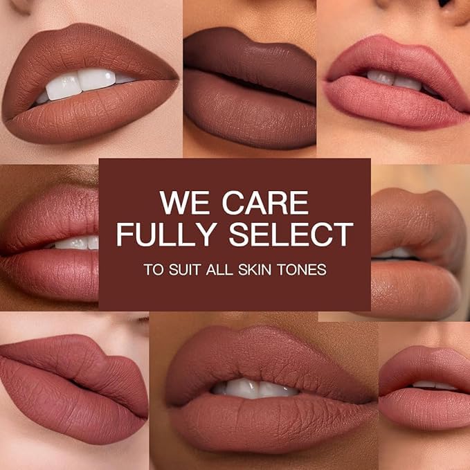 USHAS Lipstick and Lip Liner Combo Set 2 in 1 Waterproof Matte Lipstick pen for Women Lip liner Set Long Lasting with Makeup Set (Y17, Pack of 1)