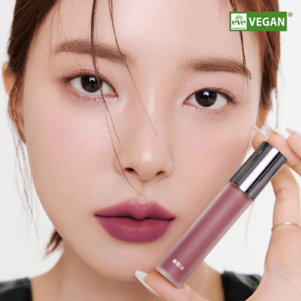 BBIA Last Velvet Tint - Soft & Creamy Matte Finish Lip Stain, Blur Effect with Velvety Texture, Long-Lasting, High Pigment, Lightweight, Non-Drying, Vegan, Korean Lip Makeup (V37 FEIGN UNMOVED)