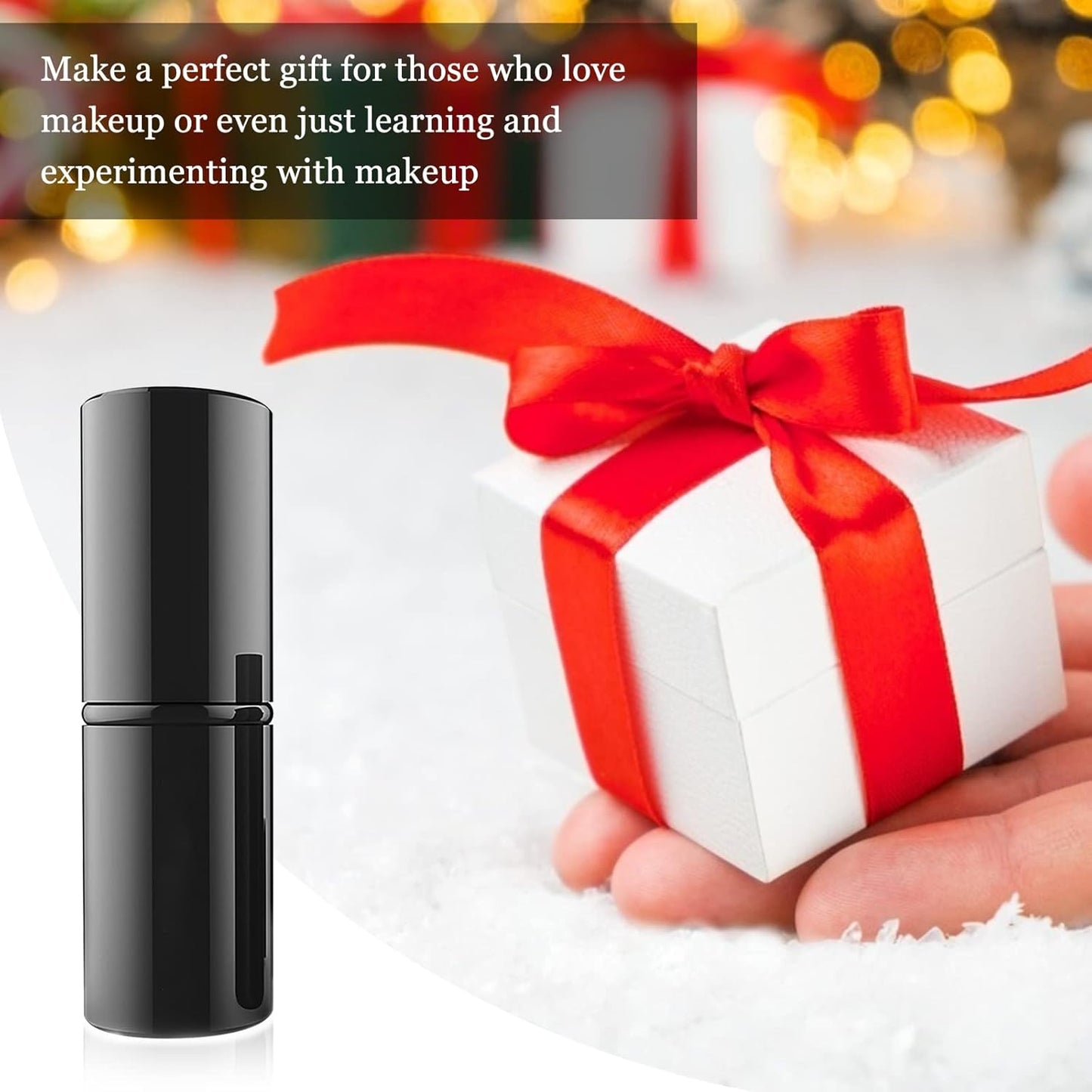 Falliny Retractable Kabuki Makeup Brush, Travel Face Blush Brush, Portable Powder Foundation Sunscreen Brush with Cover for Blush, Bronzer, Buffing, Highlighter Flawless Powder Cosmetics