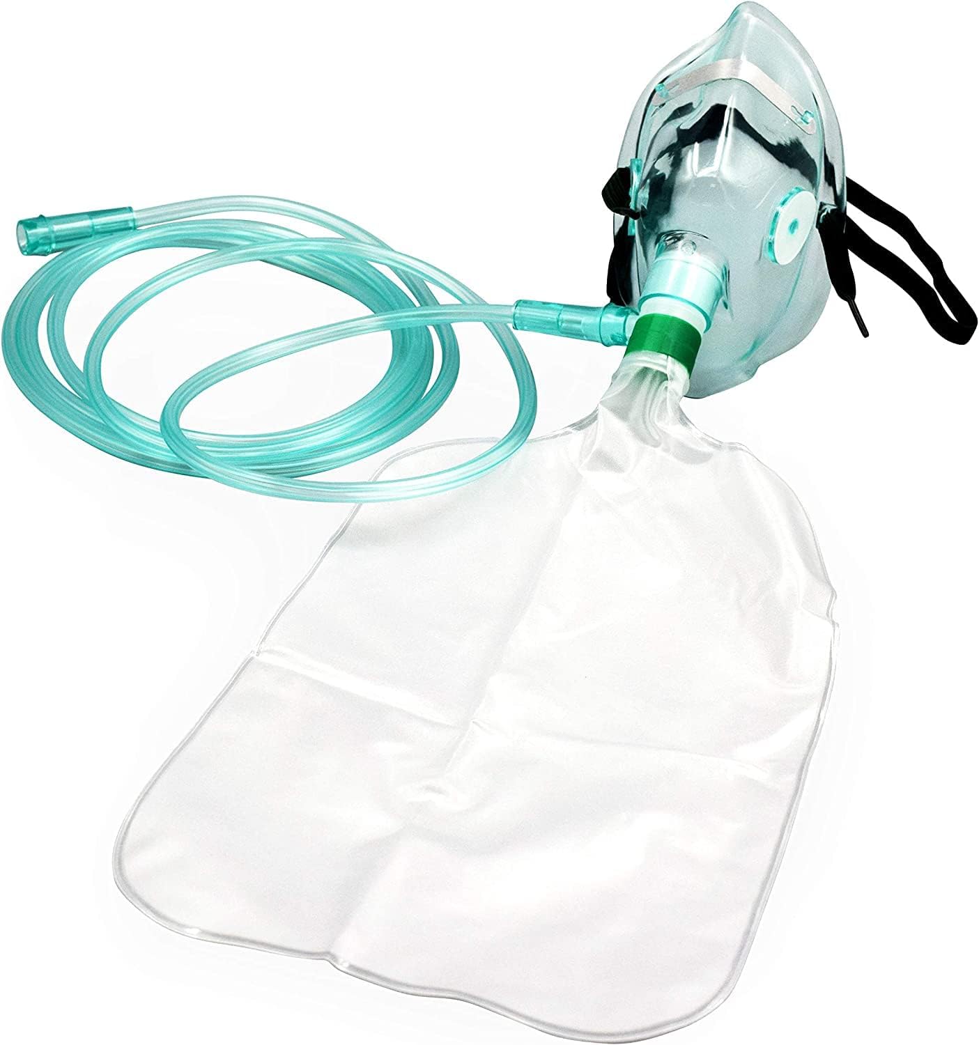 2Pack Adult Non-Rebreather Oxygen Mask with Reservoir Bag - Size L