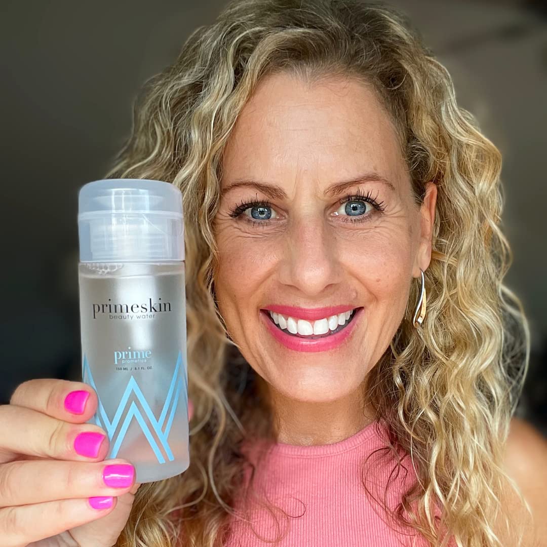 PrimeSkin Beauty Water – Deeply Hydrating Pro-Age Make-Up Remover for Mature Women – Clean, One Swipe – for All Skin Types – pH balanced, Hypoallergenic