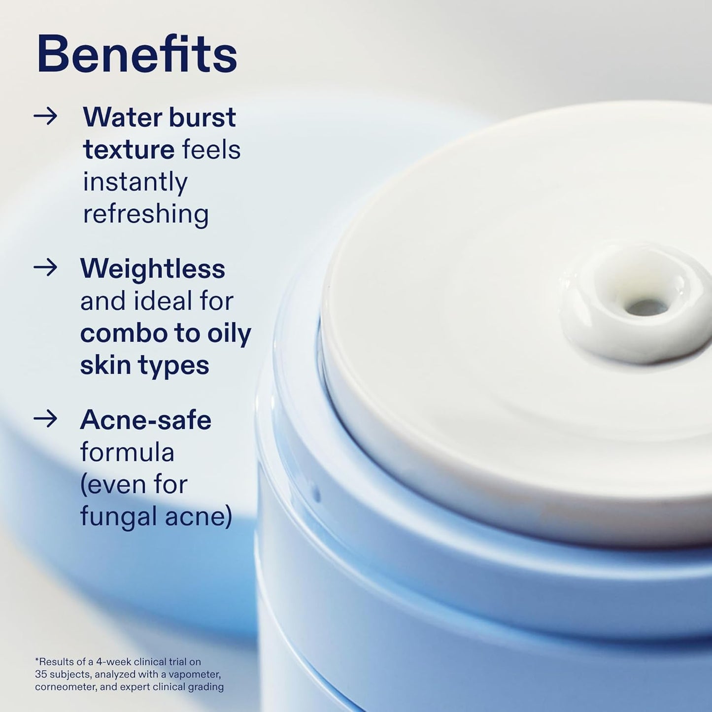 Skinfix Barrier Balancing Water Cream - 1.7 oz - Fast-Absorbing, Weightless Moisturizer for Combo + Oily Skin - Acne-Safe, Non-Pore-Clogging - Non-Comedogenic - Fragrance Free - Vegan, Cruelty Free