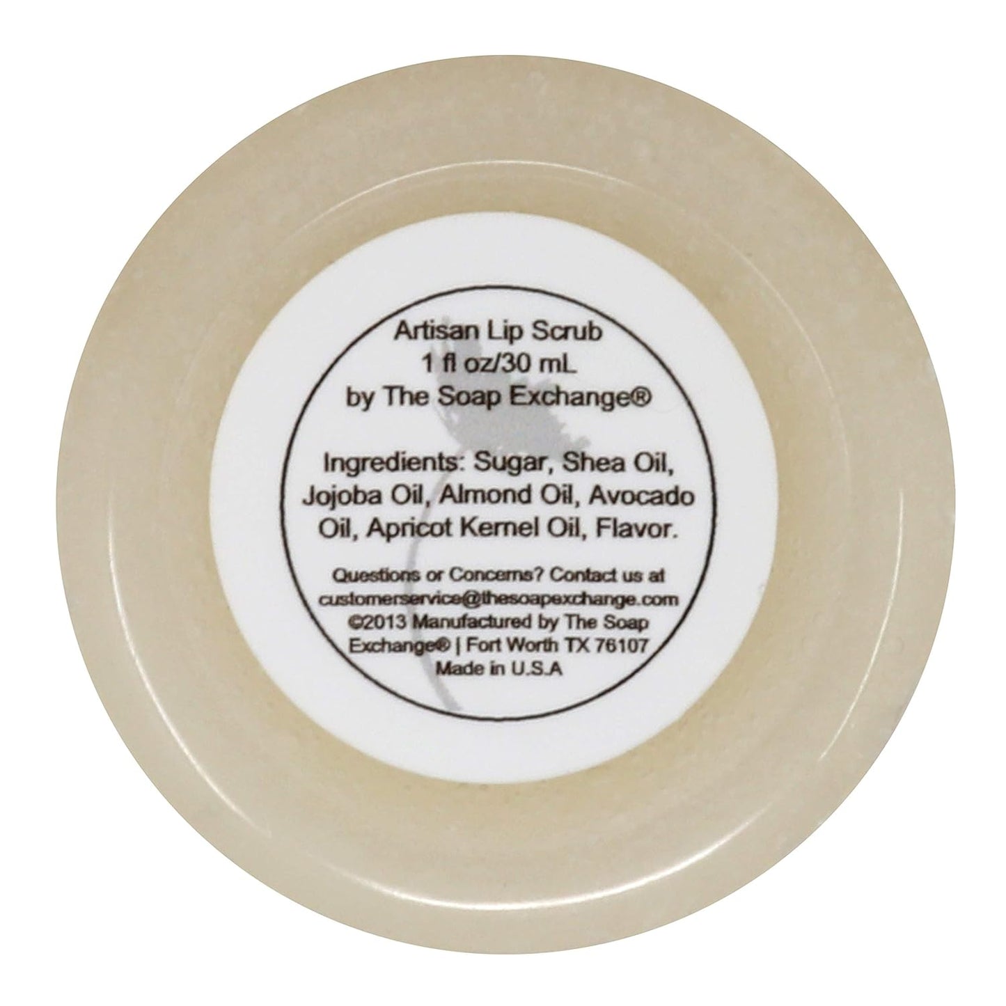 Lip Scrub - Birthday Cake Flavor - Hand Crafted 1.5 oz / 42.5 g Natural Lip Care, Artisan Lip Treatment, Exfoliate, Hydrate, & Protect. Made in the USA.