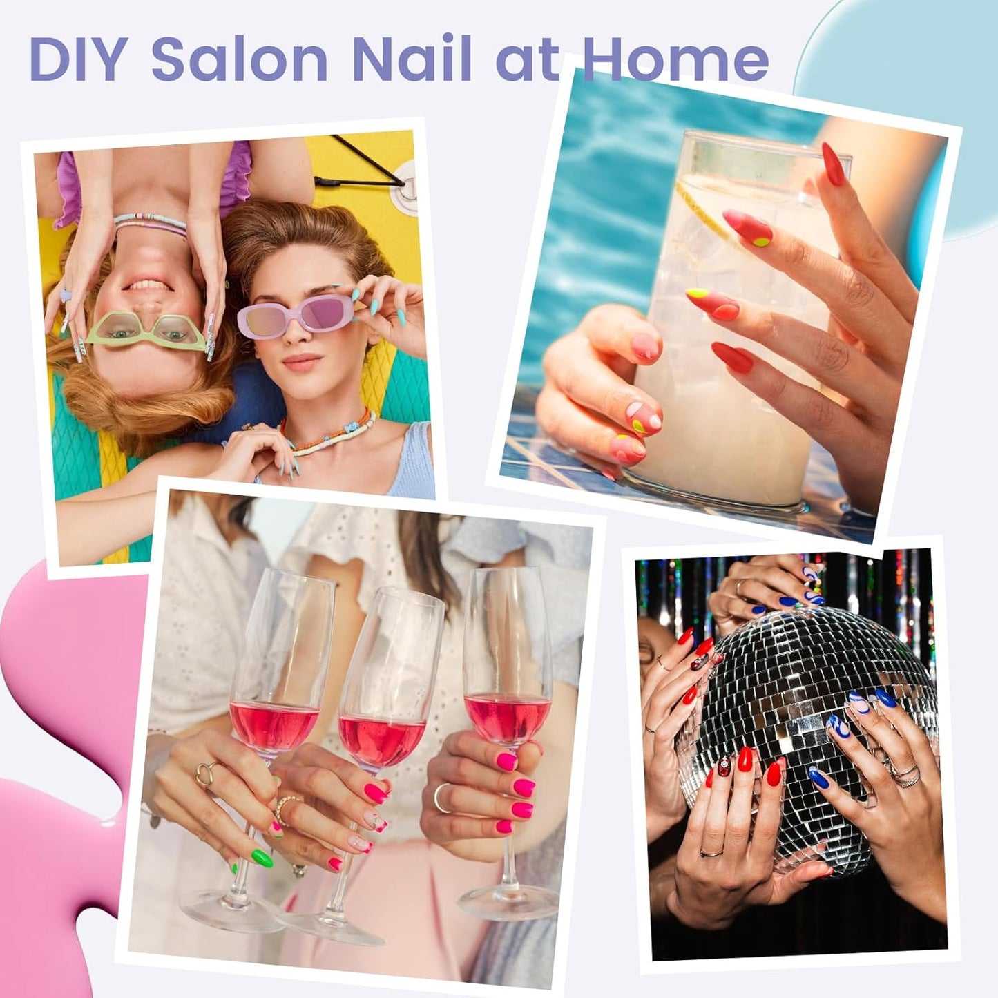 Short Coffin Nail Tips: 240PCS Pre-shaped Clear Gel Nail Tips Coffin Short, 12Sizes Acrylic Full Cover Fake Press on Nails for Nail Extension DIY Salon