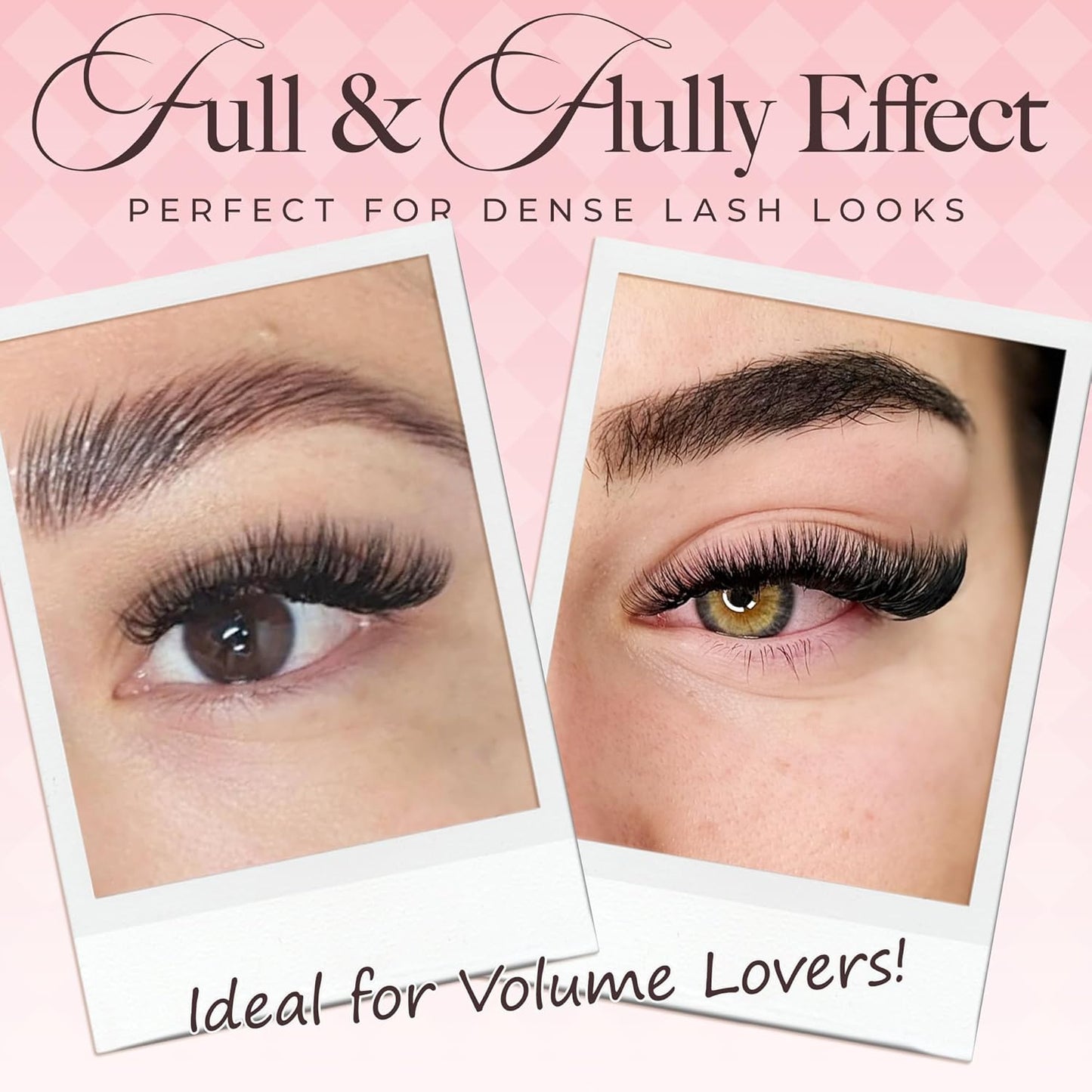 LASHVIEW 1000 Fans Premade Volume Eyelash Extensions Mixed Tray C Curl Pointed Handmade Loose Fans Thin Base (10D-0.07C,8-15mm)