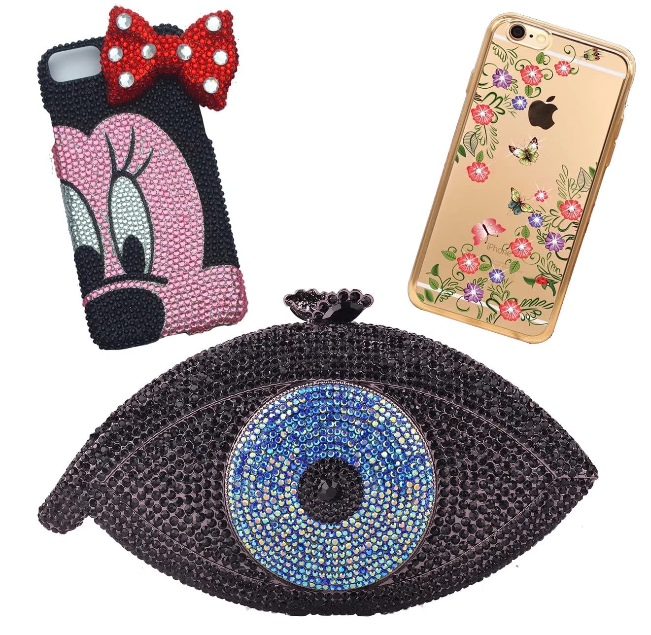 1500 Pieces SS16 4mm Flatback Rhinestones Clear Glass Round Gems Crystals for Nail Art DIY Crafts Clothes Shoes Bags (Golden Yellow)