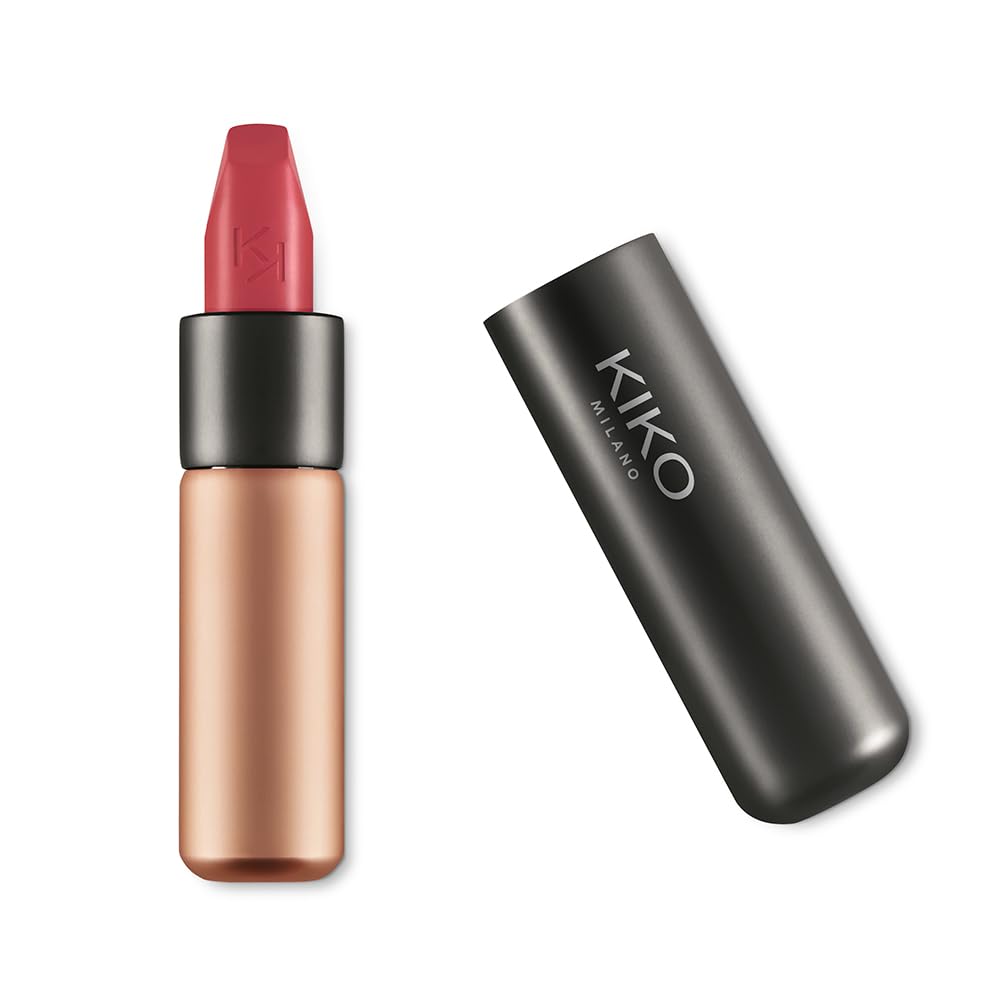 Kiko MILANO - Velvet Passion Matte Lipstick Creamy Matte Lip Stick | Long Lasting Lipstick | Color Persian Red 329 NEW | Cruelty Free Makeup | Professional Makeup Lipstick | Made in Italy