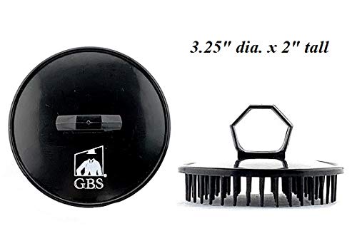 G.B.S Shower Shampoo Massage Brush No.100, Black