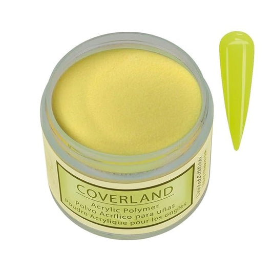 Tones Coverland Acrylic Nail Powder "Lemon Slice" - Limited Edition Acrylic Powder for Nail Design, Sculpting, and Masking Nail Bed Imperfections - Professional Acrylic Nail Supplies - (1.5 Oz)