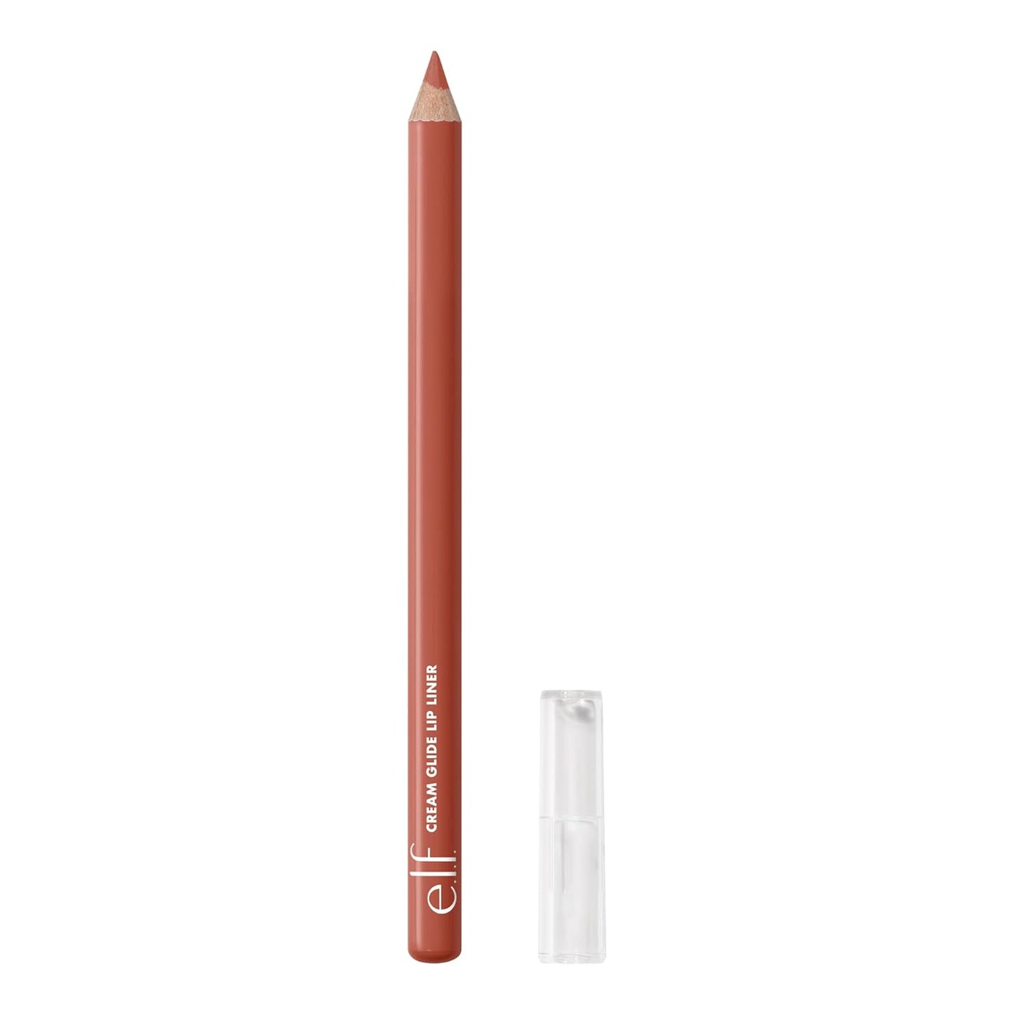 e.l.f. Cream Glide Lip Liner, Highly-Pigmented Pencil For Shaping & Sculpting Lips, Semi-Matte Finish, Vegan & Cruelty-Free, Cinnamatic