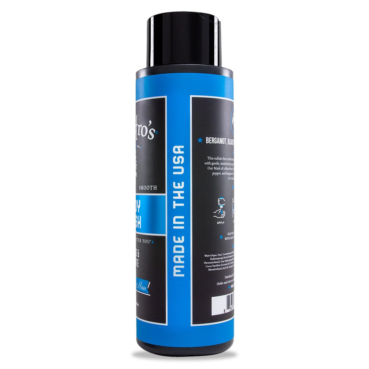 Maestro's Classic BATH WASH - Conditioning Bath Wash, Cleans and Hydrates, Mark of Man Blend, 16 Ounce