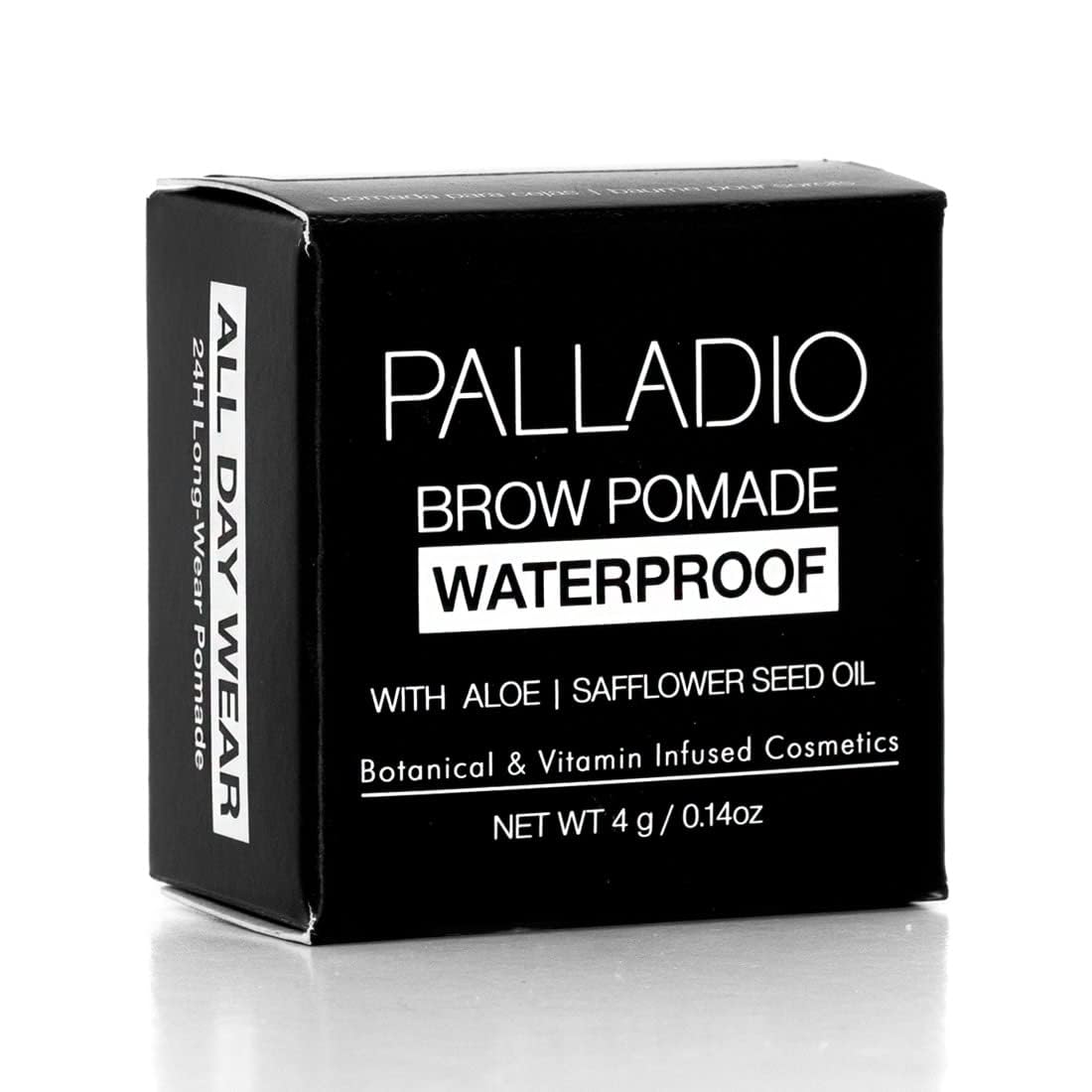 Palladio Brow Pomade Waterproof, 24 Hour Wear, Smudge Proof and Sweat Resistant Formula, Super Creamy Formula Glides on And Helps to Fill in Brows for a Dramatic, Defined, Flawless Look (Taupe)