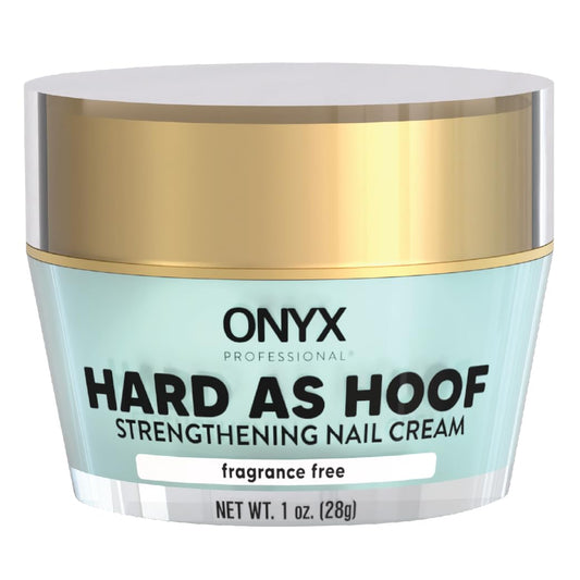 Onyx Professional Hard As Hoof Nail Strengthening Cream, Unscented - Nail Growth & Conditioning Cuticle Cream Stops Splits, Chips, Cracks & Strengthens Nails, 1 oz