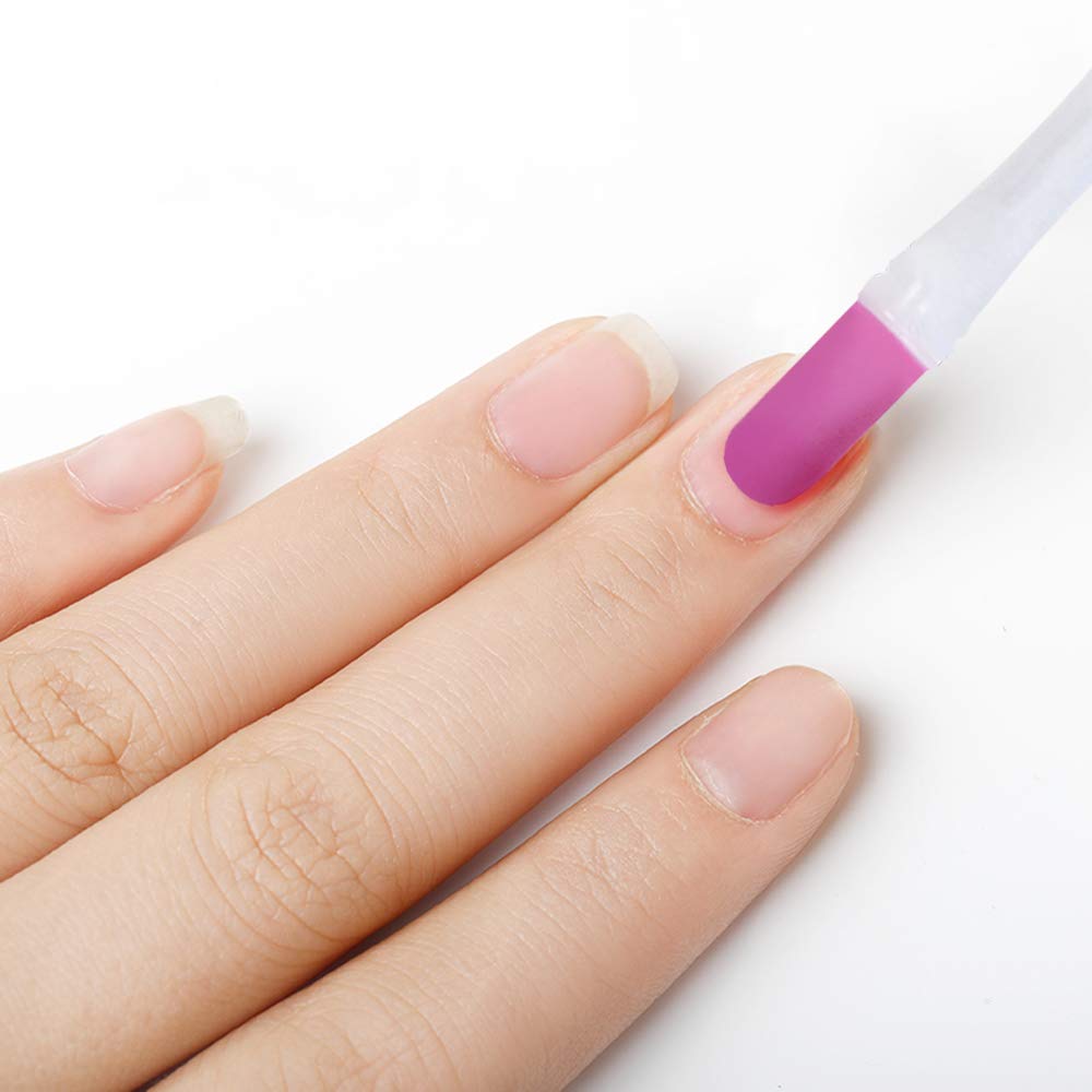 IVON 3 Pack Nail Cuticle Trimmer Pusher Remover, Double End & White Handle