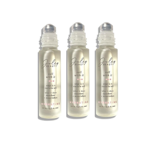 Julep Roll With It Cuticle Oil Trio – Nourishing Nail & Cuticle Care Set with Natural Oils for Hydration and Healthy-Looking Nails