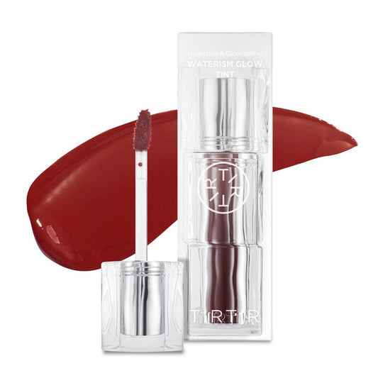 TIRTIR Waterism Tinted Lip Gloss #07 Cassis Plum, 0.14 Fl Oz – Kiss Ready Lipgloss, 12H Long Lasting Non Sticky Natural Tinted Glow Korean Multiuse Cheek and Lip Tint for Women gift