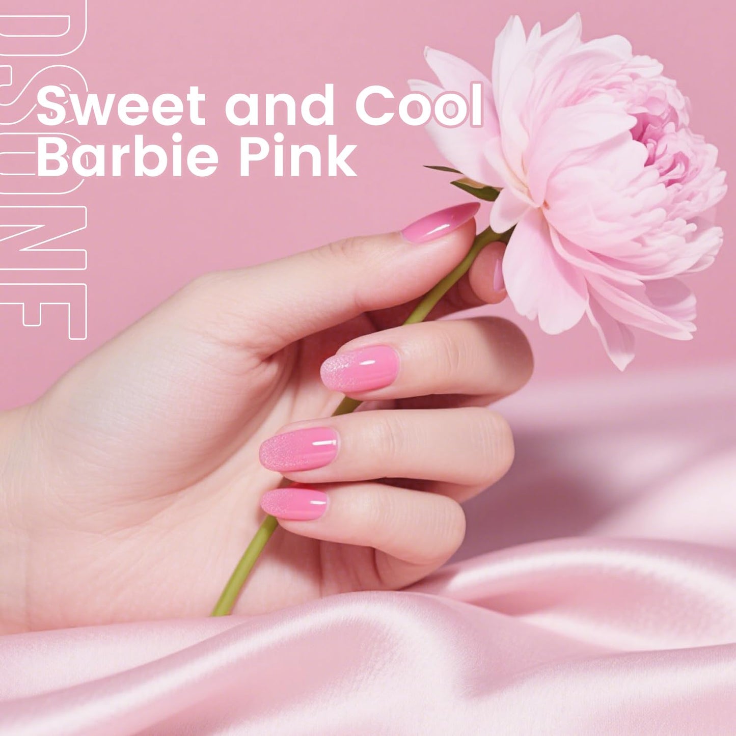 JODSONE 12 PCS Gel Nail Polish Base Coat and Top Coat Red Pink High Gloss Fashion Women Gifts