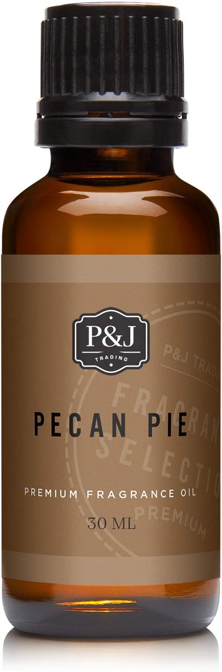 P&J Trading - Pecan Pie Scented Oil 30ml - Fragrance Oil for Candle Making, Soap Making, Diffuser Oil