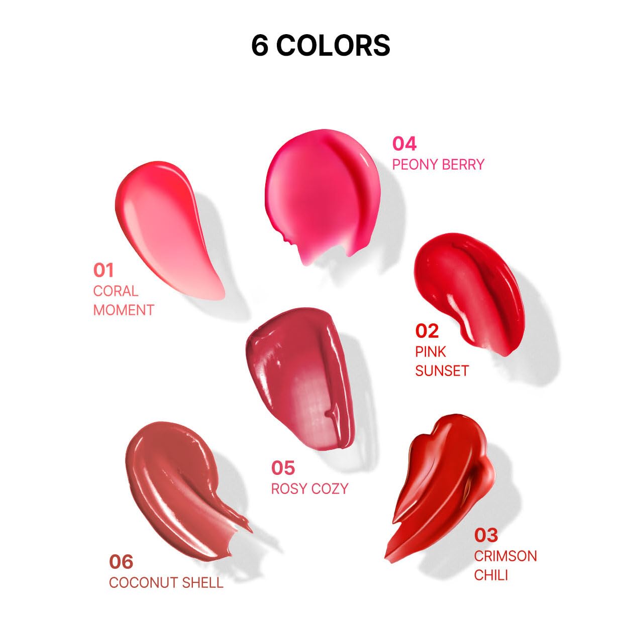 YNM Candy Gloss Balm (02 PINK SUNSET, 3g) (+9 colors) K-beauty, Tinted, Color Lipstick Balm, Glossy, Moisture, korean, Non-Sticky and Long-lasting