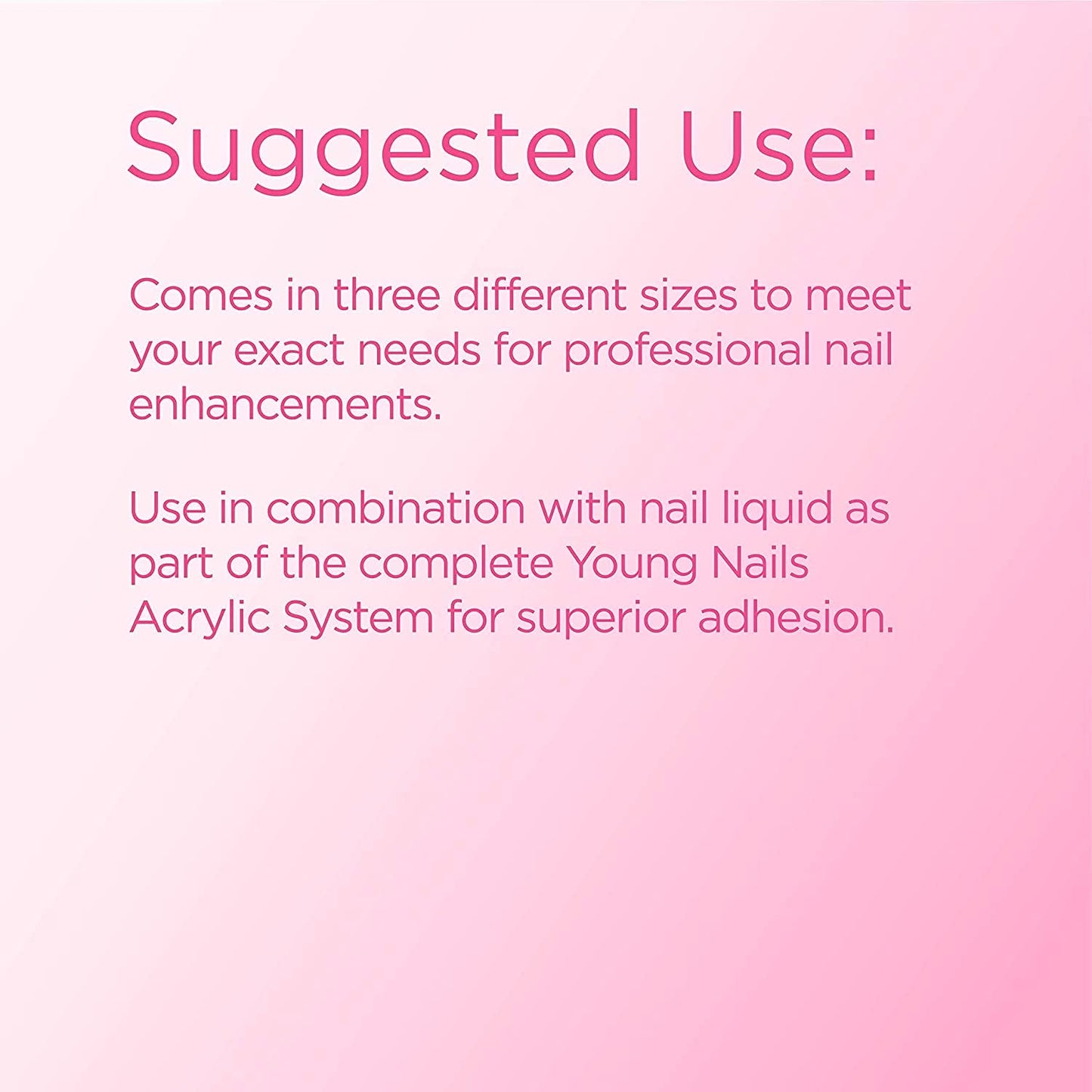 Young Nails Acrylic Core Powder - Self-Leveling Acrylic Nail Powder, Clear Nude Pink White Acrylic Powder for Nail Extenstion, Professional Grade, Superior Adhesion, Color - French Pink, 660g