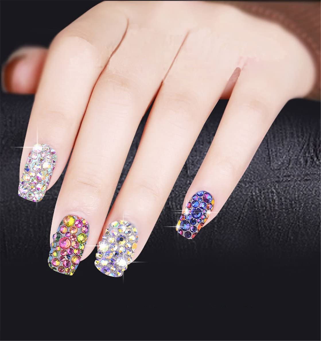 500 Pieces SS30 6mm Flatback Rhinestones Clear Glass Round Gems Crystals for Nail Art DIY Crafts Clothes Shoes Bags （Light Pink）