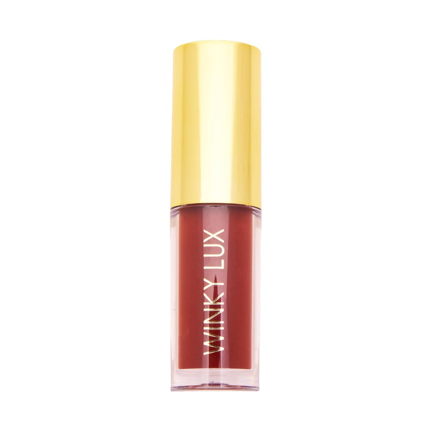 Winky Lux Enchanted Very There Lip Oil - Hydrating Nude Brown Tint with Jojoba Oil, Non-Sticky Glossy Lip Oil, Tinted Brown Gloss for Juicy Lips & Soft Vanilla Scent