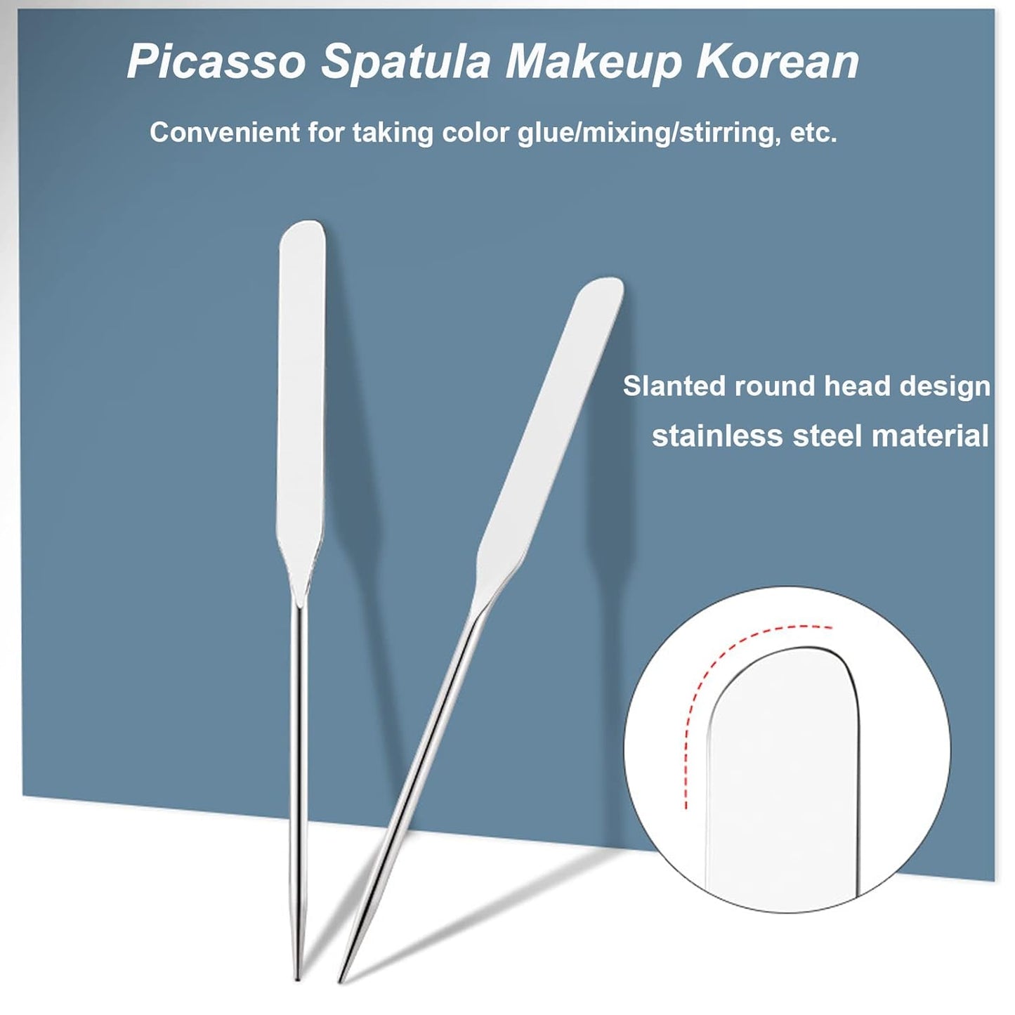 Makeup Spatula Korean,Foundation Spatula, Picasso Makeup Spatula, Korean Makeup Spatula, Picasso Spatula Makeup Korean Foundation Spatula Korean, Korean Spatula Makeup, Picasso Spatula Makeup (A)