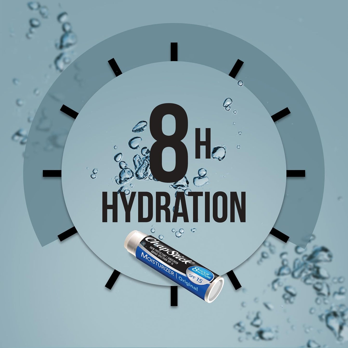 ChapStick Moisturizer 2-in-1 Lipcare 9-Pack (3 SPF 12, 6 SPF 15) – Original Lip Balm with Broad Spectrum SPF, Aloe & Vitamin E, 0.15 Ea