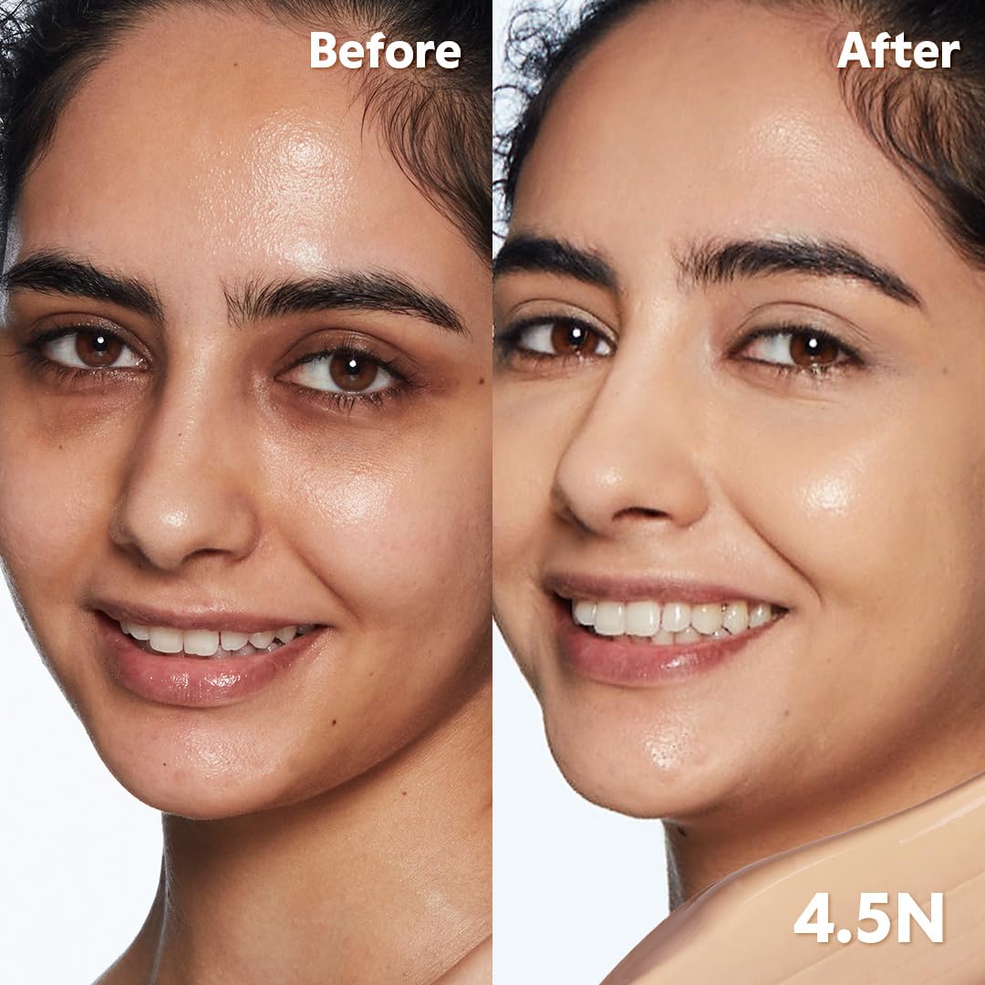 TIRTIR Glide&Hide Blurring Concealer - Creamy texture, Conceals dark circles and wrinkles, Dual formula (liquid tip & balm stick), Long-lasting wear, Korean Makeup, Korean Makeup, #3.5W, 0.28 Oz