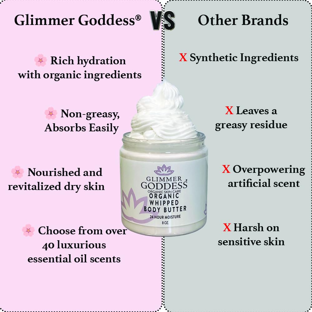 GLIMMER GODDESS Organic Whipped Body Butter (Coastal Reverie)