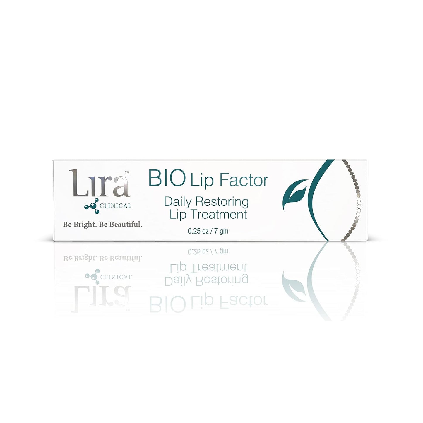 Lira Clinical BIO Lip Factor - Lip Balm SPF 15 for Soft, Full, and Supple Lips - Lip Treatment with Peptides, Vitamin C, E, Jojoba Oil, Avocado Oil - Lip Moisturizer for Dry Lips - 0.25 Ounce