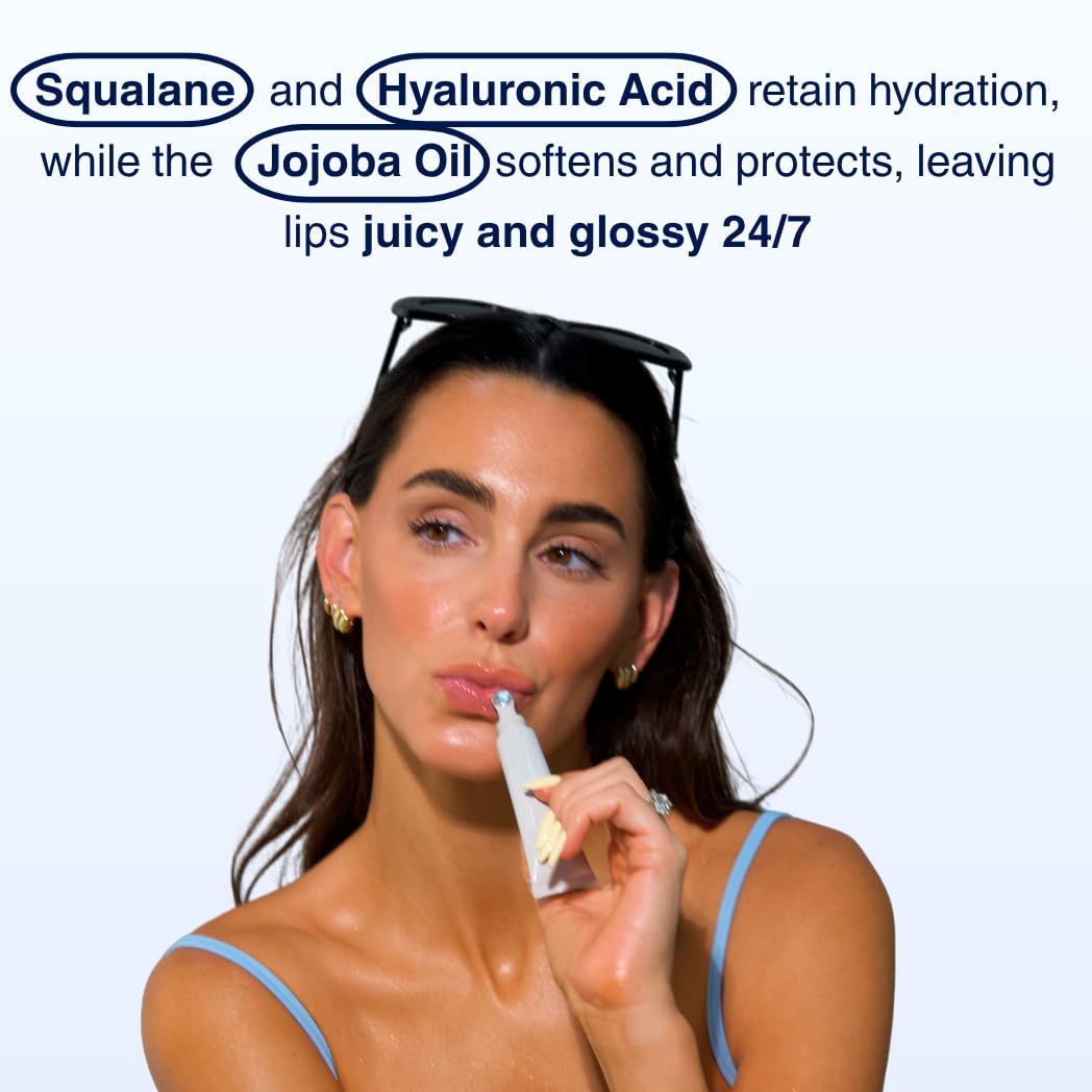 Endless Skin - Daydream - Natural Vanilla Flavor Lip Balm with Jojoba Oil, Hyaluronic Acid and Squalane - Ultra Glossy Finish that Nourishes and Hydrates Your Lips - Vegan and Paraben Free - 15ml