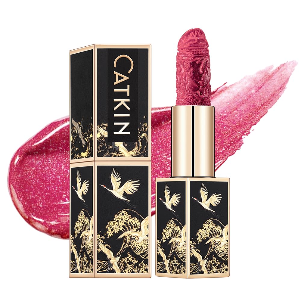 Catkin Moist Lipstick Hydrating High Impact Color Infused with Vitamin E and Avocado Oil Smooth Soft Texture Long Lasting Glow Finish 170