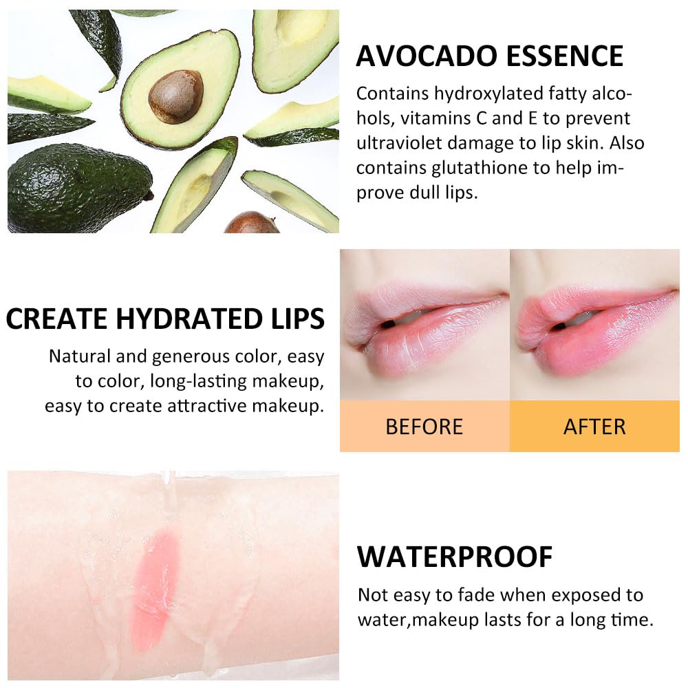 BINGBRUSH Color Changing Lipstick Lip Balm,Korean Magic Lipstick Color Change Changing Lip Tint Tinted Stain Gloss Balm Long Lasting Waterproof Moisturizer (213#)