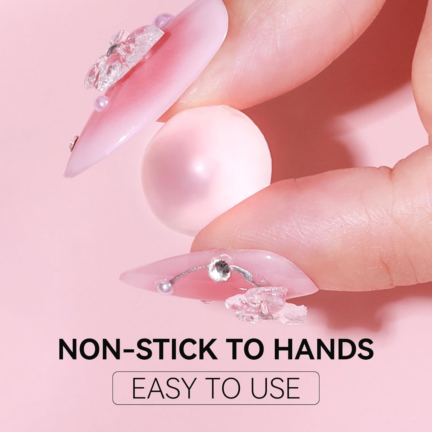 Makartt 3D Gel Nail Art: Solid Gel Builder for Nails Starter Kit, 30ml Clear for Extension 3D Sculpting Carving DIY Manicure, Molding Hard Gels with Gold & Silver Chrome Powder Silicone Molds & Brush