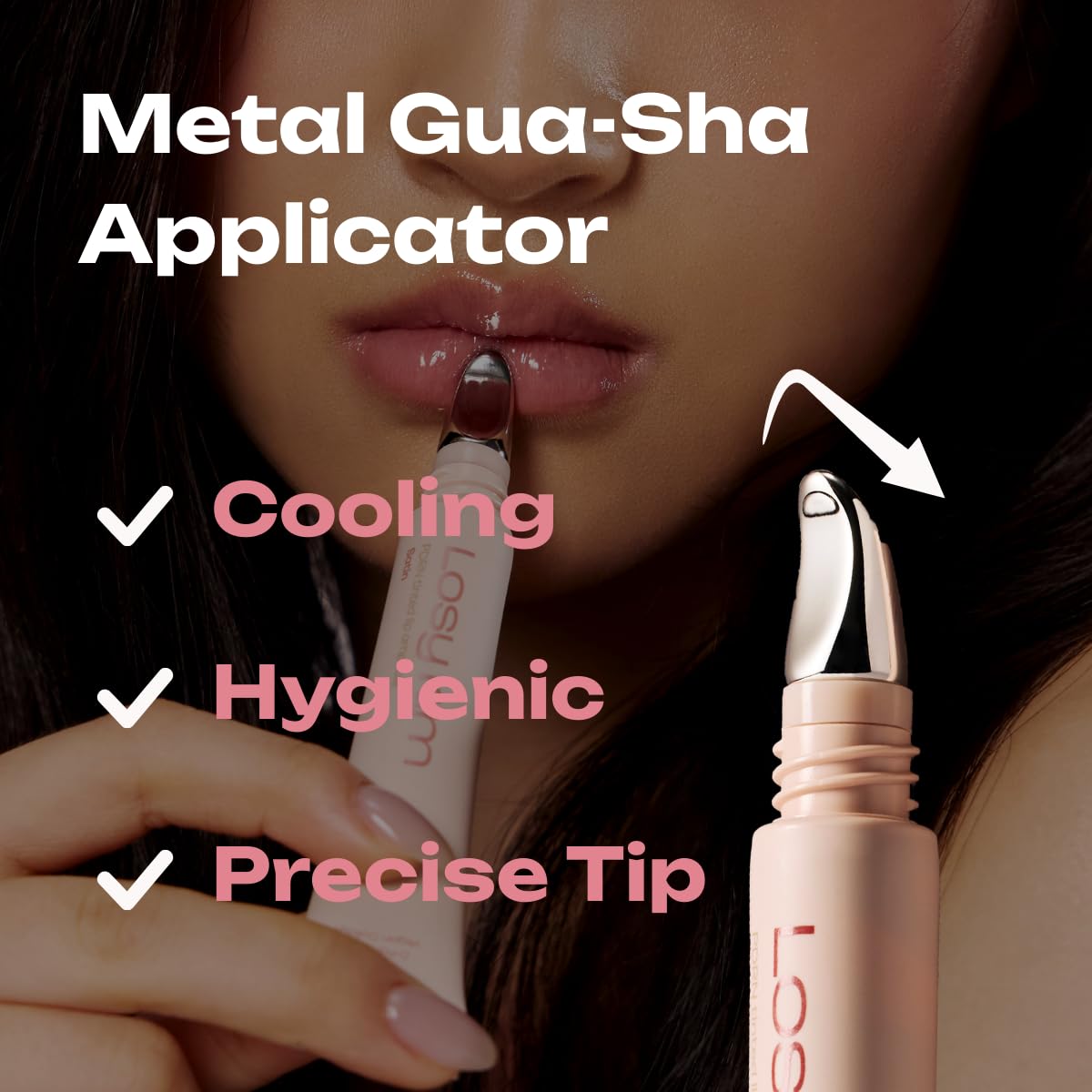 PDRN Tinted Lip Serum – High Gloss Ultra Hydrating Natural Glow, Non-Sticky Volumizing Color Glaze with Long-Lasting Shine, Nourishing Moisturizing Repair for Chapped Lips (0.34 oz)