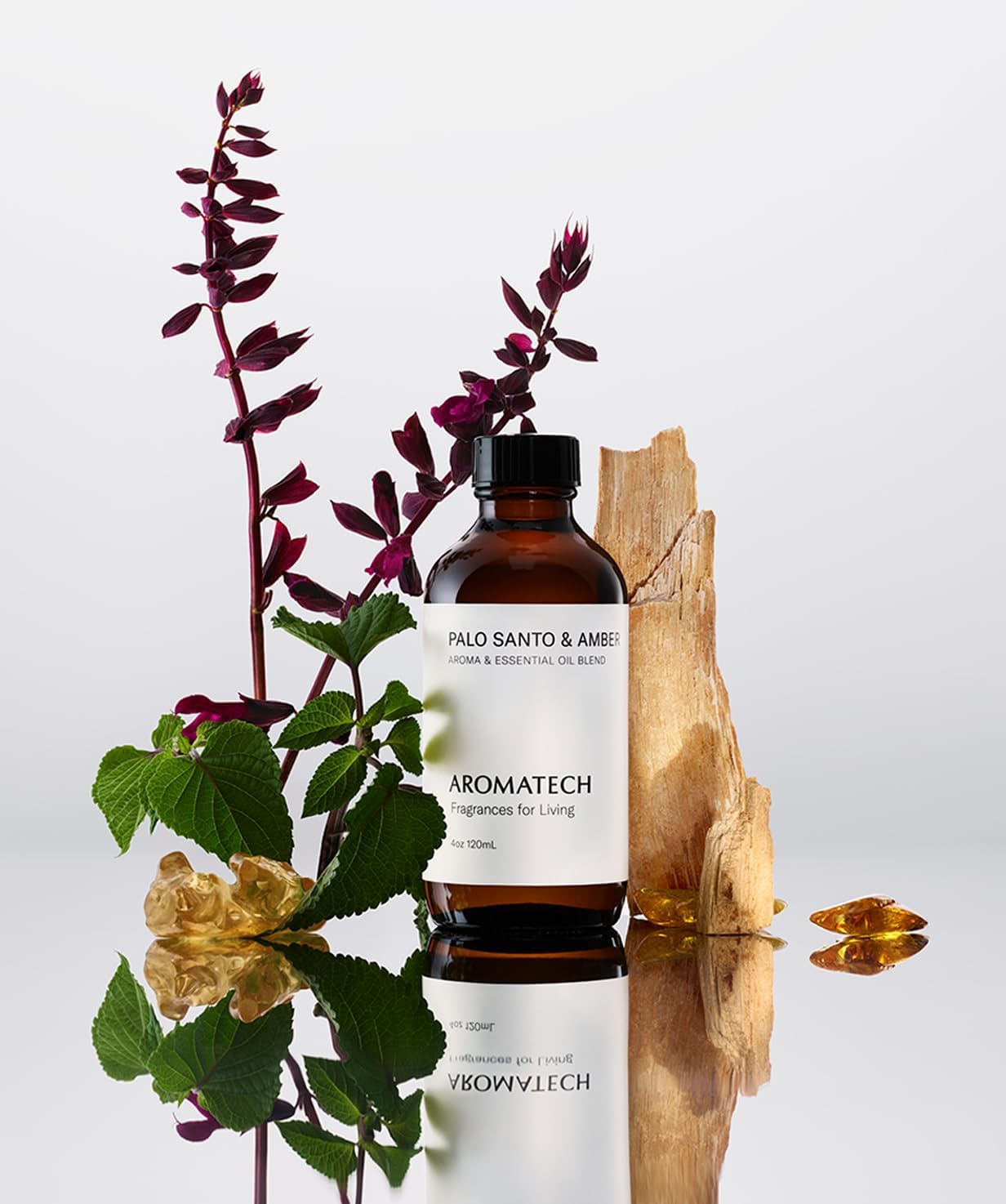 AromaTech Palo Santo & Amber for Aroma Oil Scent Diffusers - 500 mL