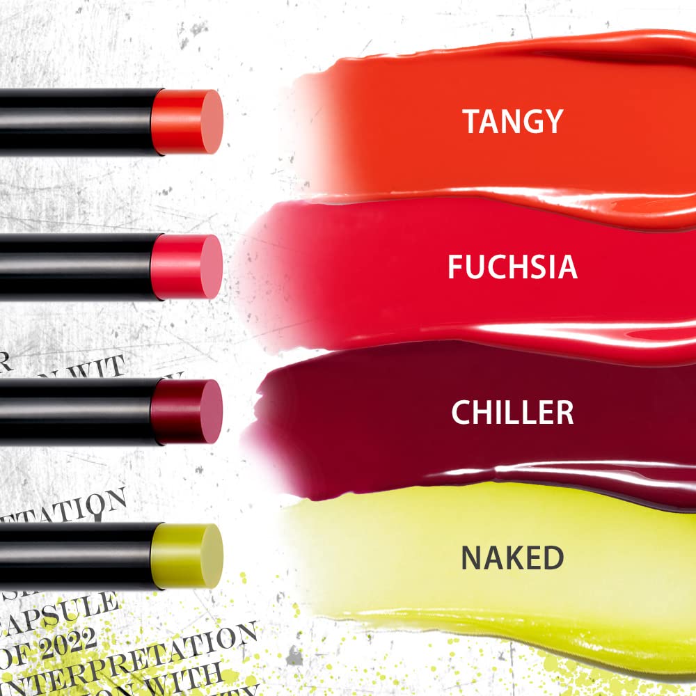 ESPOIR Dirty Neon vegan shine lipstick #Lip Care Balm(4.5g) | Wearable Shine Neon with Bright Acid Color Lip Stick | a Moist and Soft, Long Lasting Lipstick | Korean Makeup