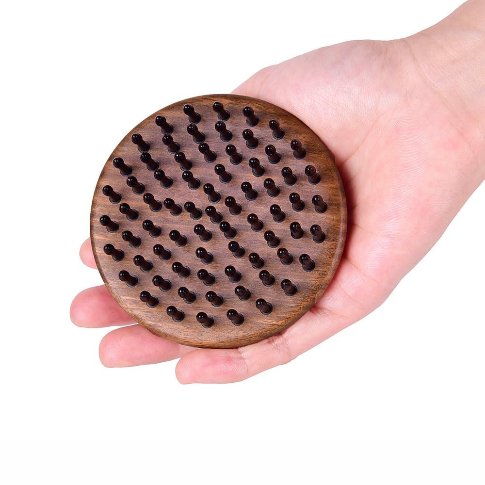 Massage Hair Comb Hair Brush Round Shape (Snail)