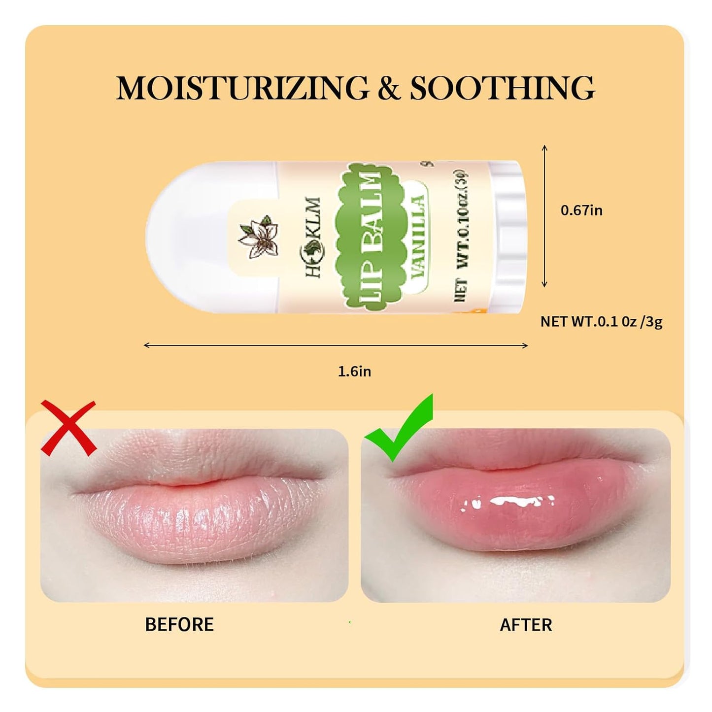 Mini Lip Balm 50 Pack, Natural Lip Balms with Vitamin E and Coconut Oil. Moisturizes for Dry Lips, Perfect for Party Favors, Gift Bags and Small Gifts-13 Flavors