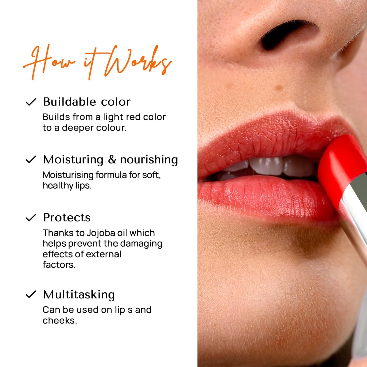 Cosmetics Baume Tabou Tinted Lip Balm, Red