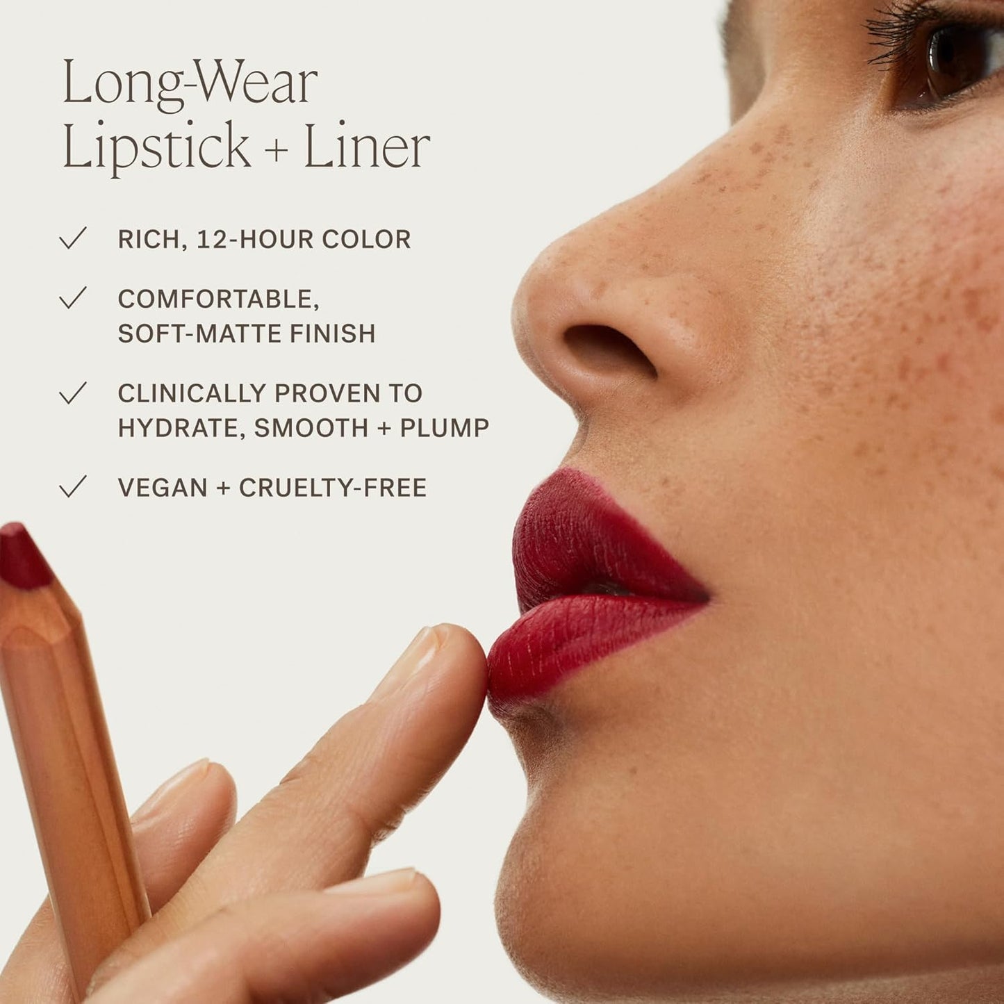 ILIA - Lip Sketch Hydrating Crayon | Hydrate, Plump, Smooth, Strengthen | Long Lasting up to 12-Hours, Bleed-Resistant, Soft-Matte | Barrier-Building, Non-Toxic, Cruelty-Free (Pink Door)