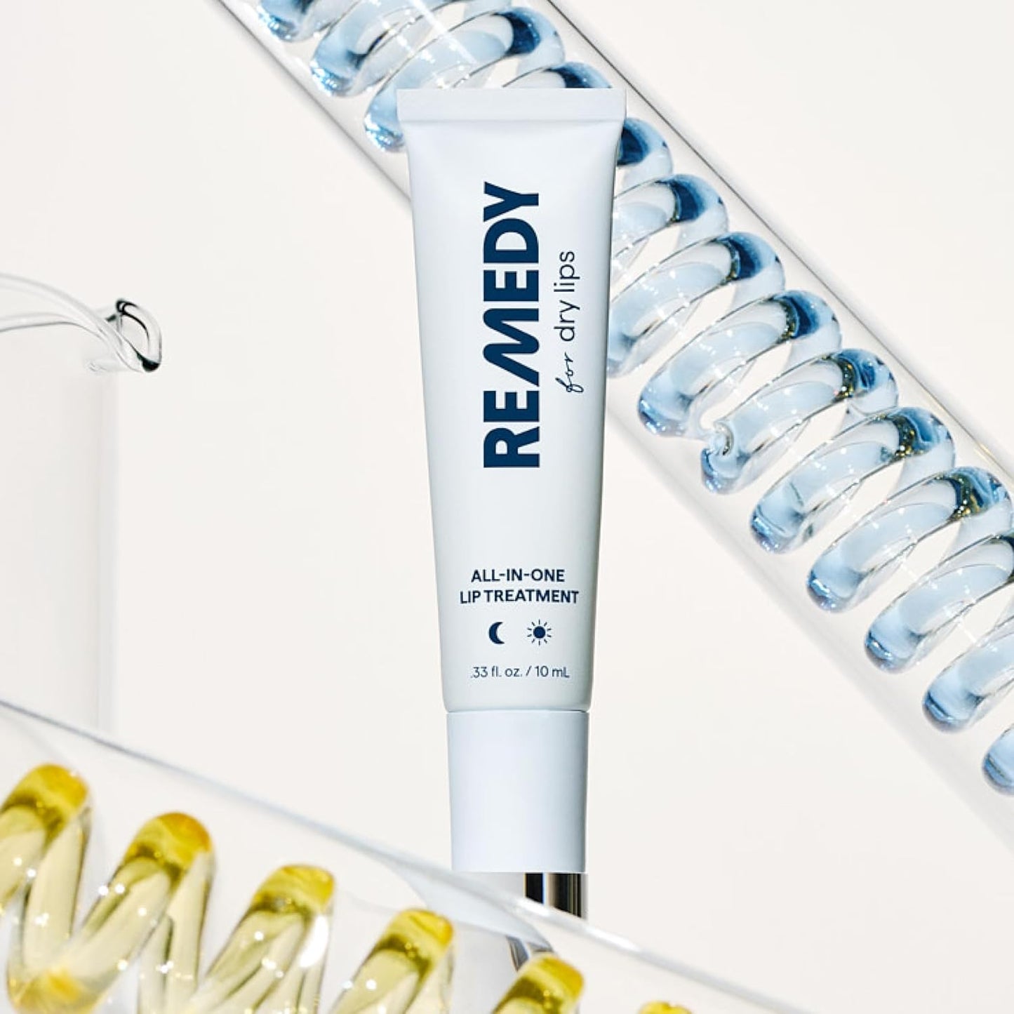 Remedy for Dry Lips - Hydrating and Healing Lip Balm Ointment with Ceramides, Peptides, and Dimethicone - Repairs Dry, Cracked Lips - By Dermatologist Dr. Shah