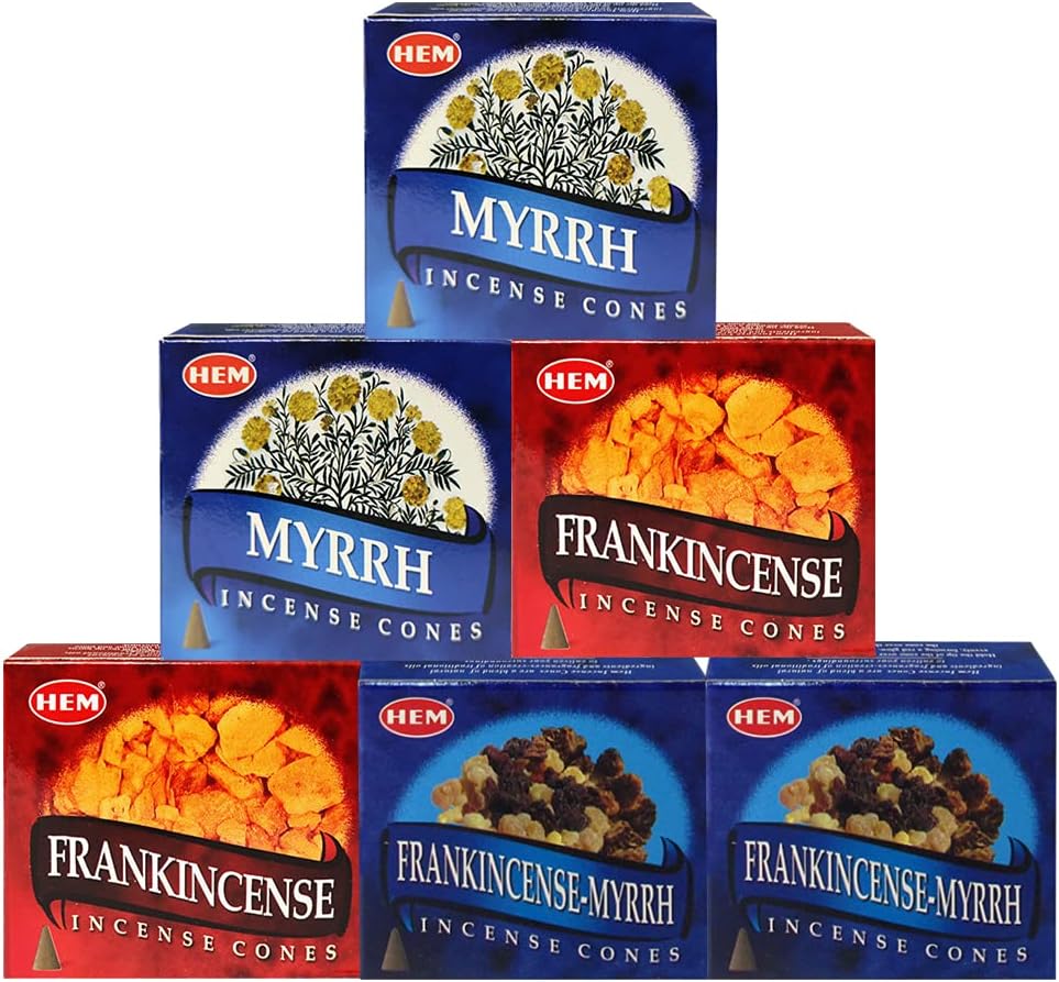 Incense Cones & Holder Bundle Variety Pack from Hem Trumiri Insense Inscents Insencents Insence