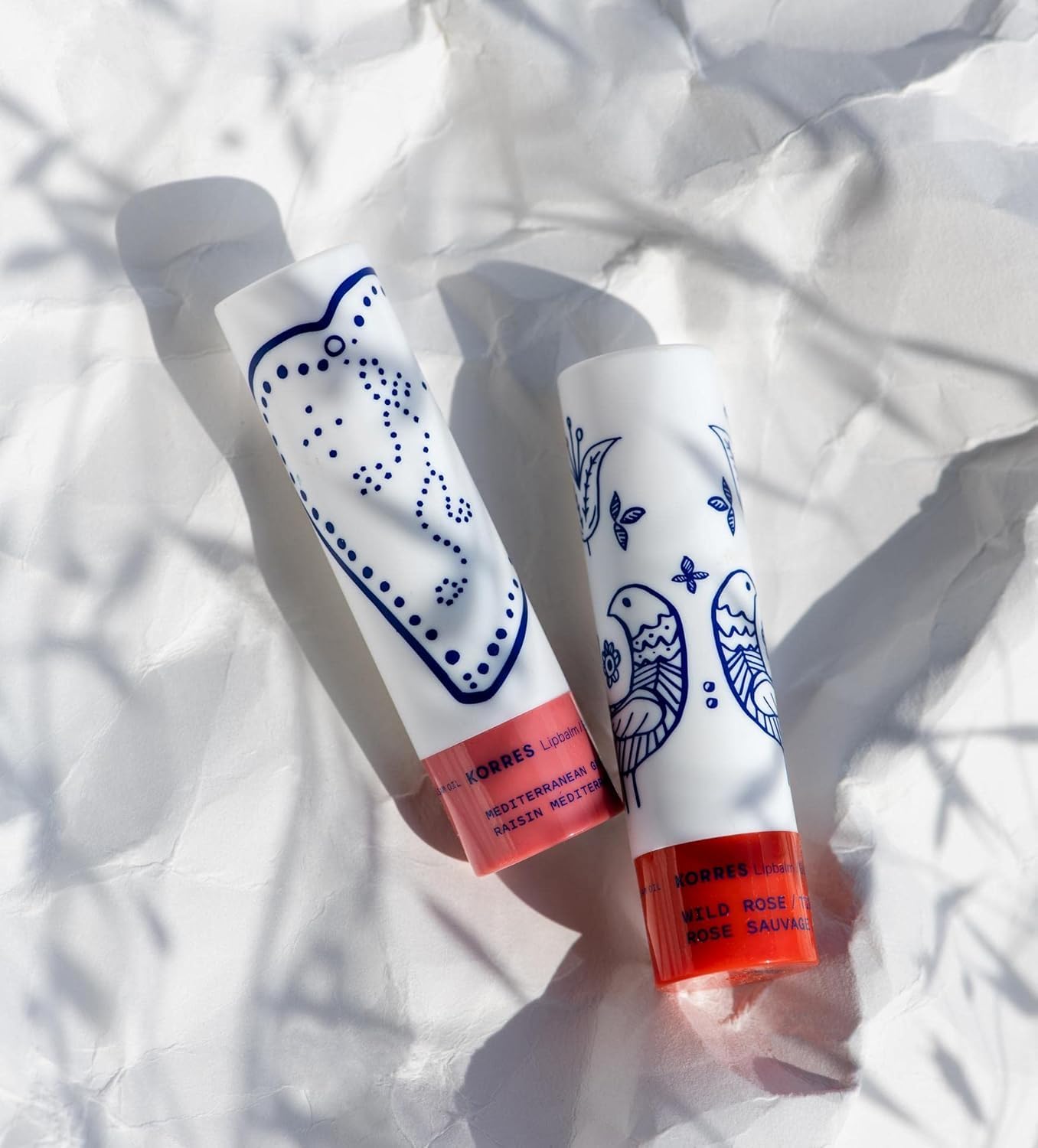 KORRES Lip Butter Stick Wild Rose Tinted Hydrating Lip Balm with Greek Hypericum Balsam Oil, Moisturizing Natural Shine & Subtle Tint for Soft Smooth Lips, Lip Care for Women & Men, 0.17 Oz Stick