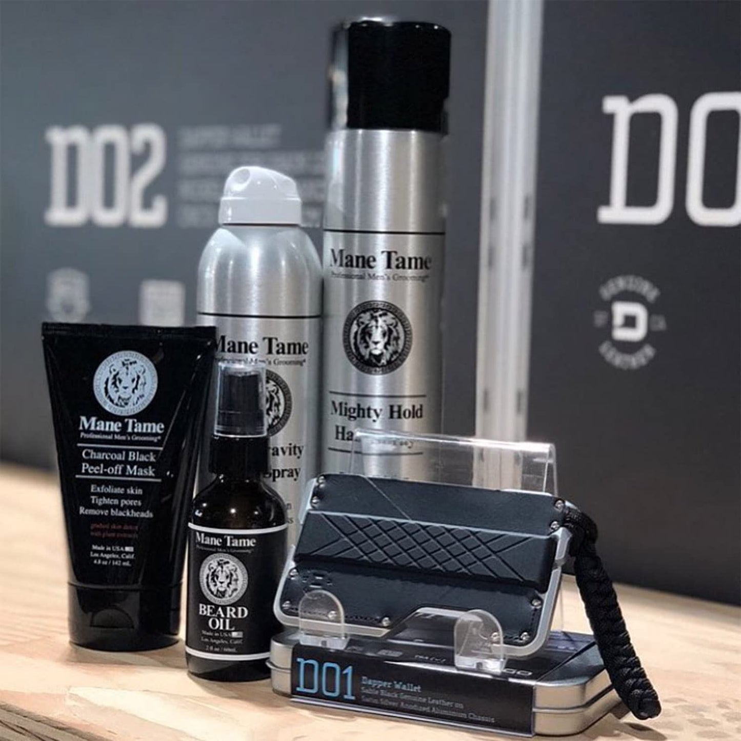 MANE TAME Beard Oil - Made with Certified Organic Hemp Oil - No Fuss Pump 2 oz. Bottle - Softens Your Beard and Stops Itching - Great Beard Oil and Conditioner For Men