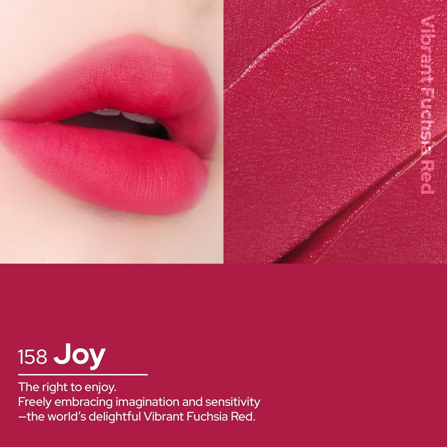 Unseen Blur Lip Tint Long-Lasting Stain, Blendable 3.2g (Joy, 3.2)