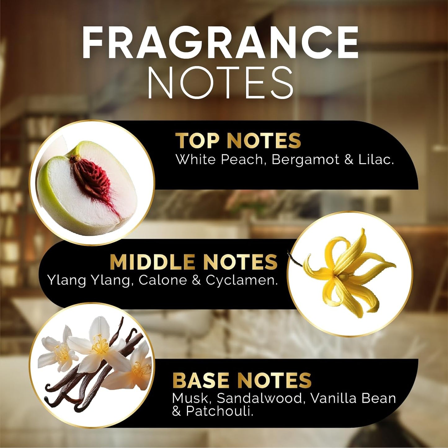 Luxury Hotel Diffuser Oil for Hotels and Homes - Aromatherapy Oils for use with an Essential Oil Diffuser at Home - Fragrance-Scent Diffuser Oil Blend (Midnight in Miami) 4.05fl oz (120ml)