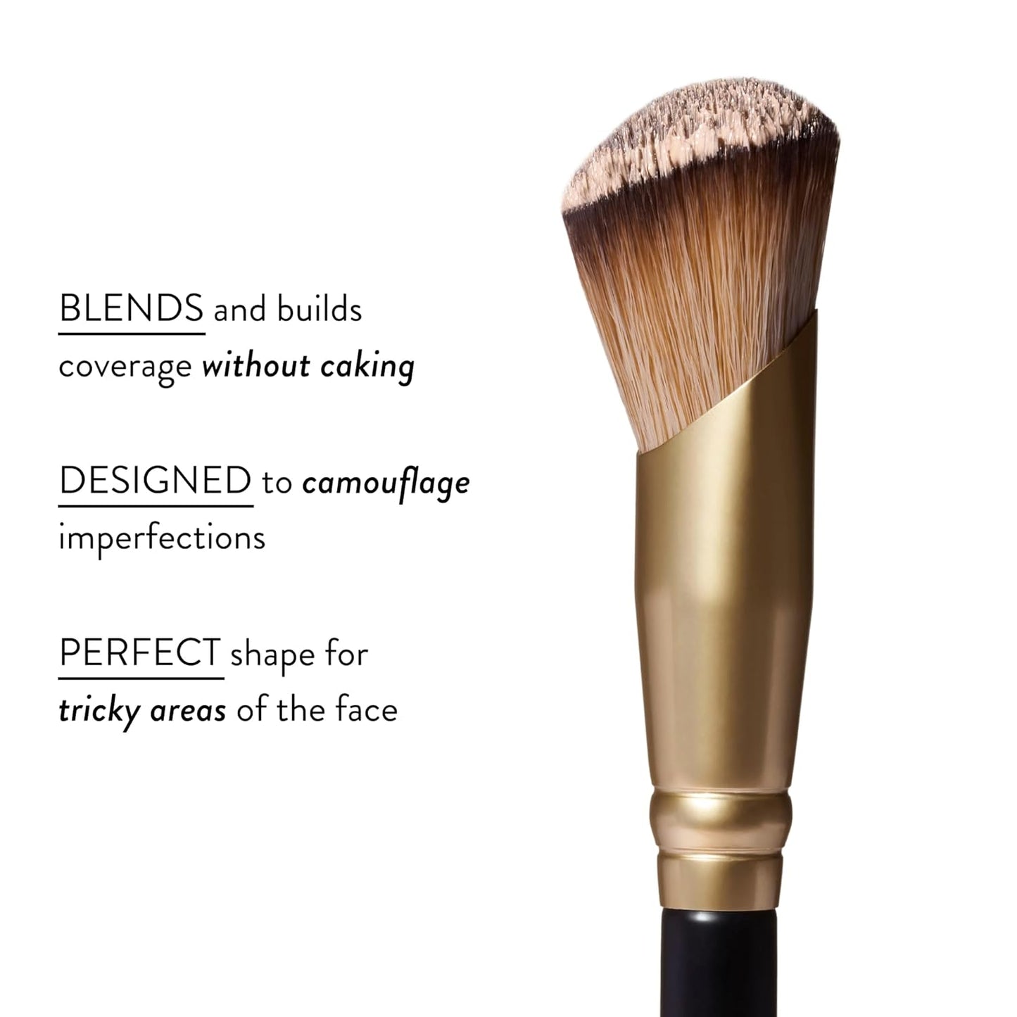 LAURA GELLER NEW YORK Angled Precision Concealer Brush - Professional Makeup Brush