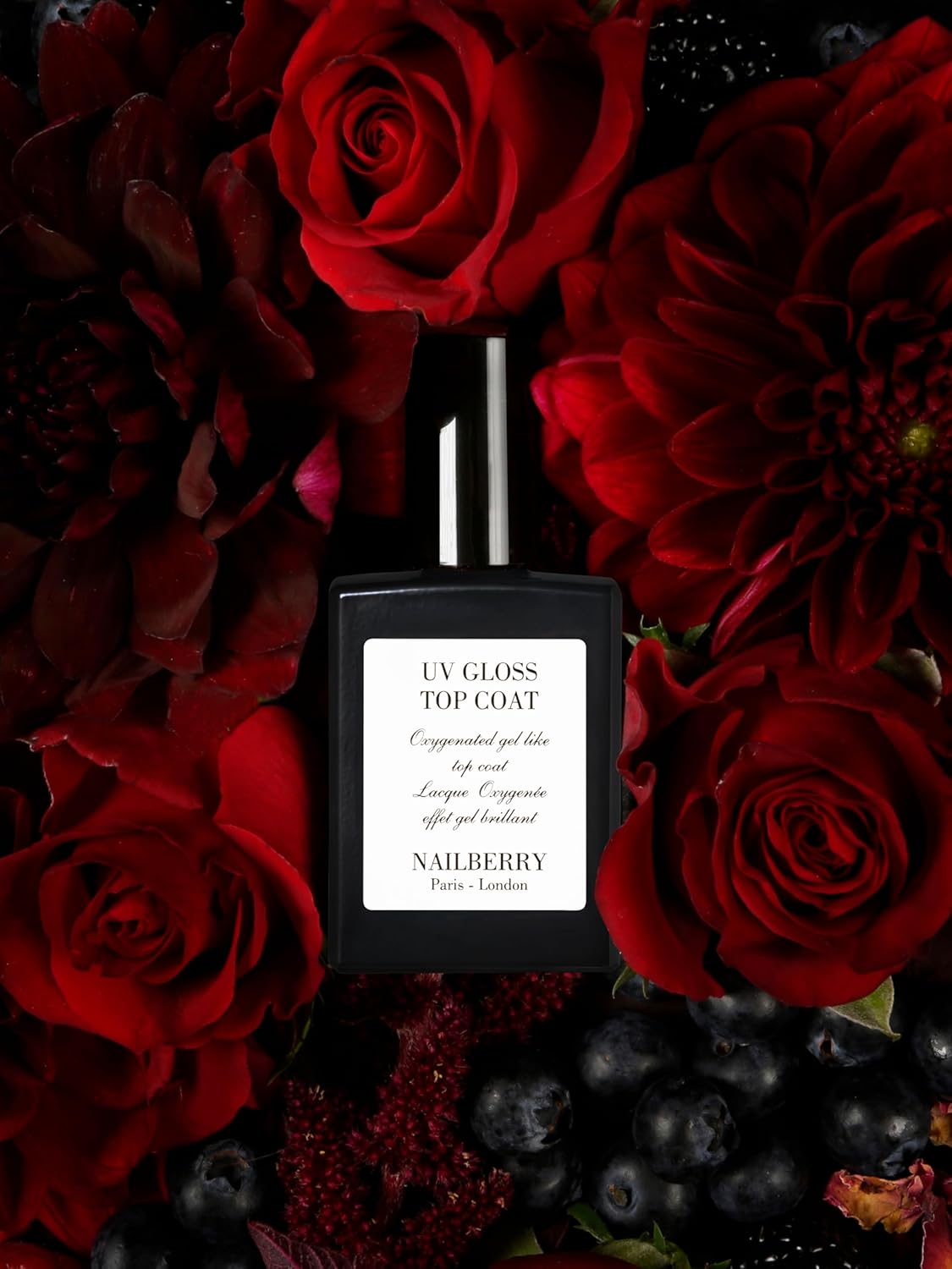 UV Gloss Top Coat | Gel-Like Finish Nail Top Coat | Fast Drying Without UV or LED Lamps | Chip-Resistant, Oxygenated Gloss Top Coat | Vegan | Certified Halal & Cruelty Free | 25-Free | 15 ml